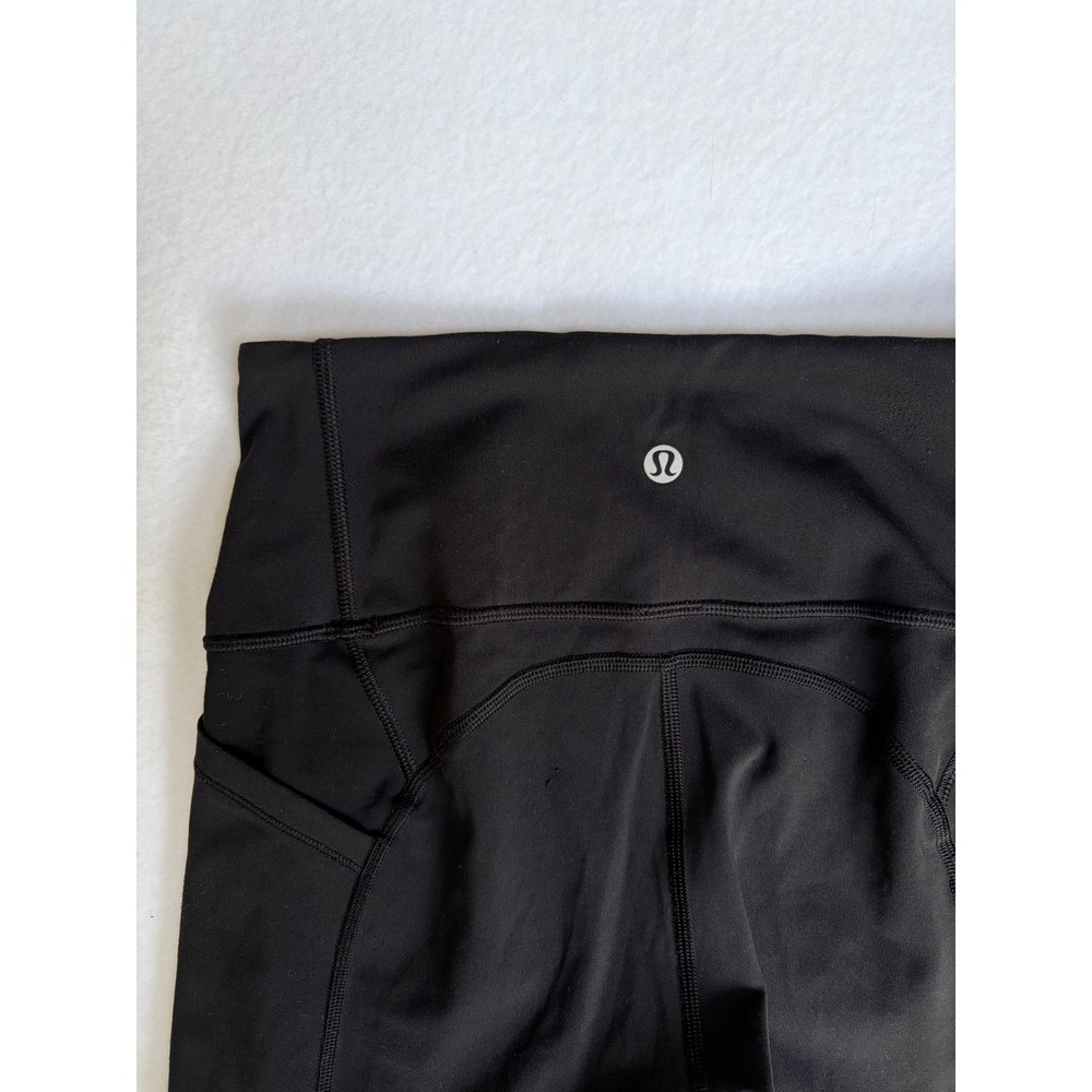Lululemon All The Right Places Pant Black Activewear Leggings Women Size 4 - Picture 3 of 8